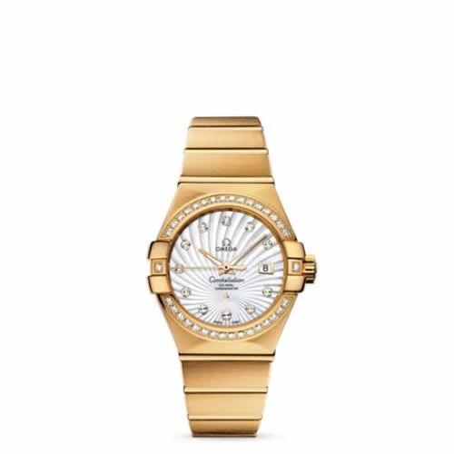 Omega Constellation Co-Axial 31 Yellow Gold / Diamond / MOP Supernova 123.55.31.20.55.002 (12355312055002)